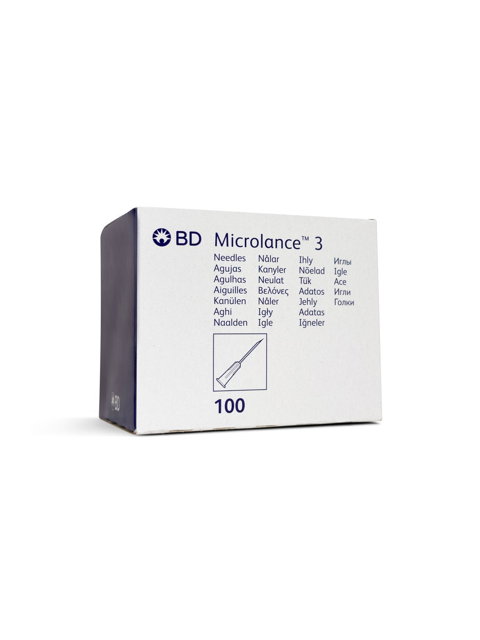 (x100) 18g BD Microlance Pink  - 1.5 (40mm)