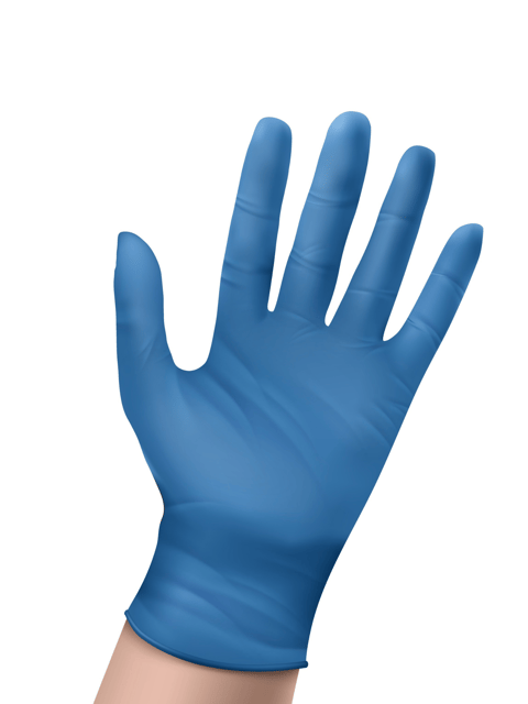 Gloves Nitrile Blue (XS, S, M, L)